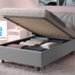 Letto Contenitore Pop Una Piazza e Mezza Grigio - immagine 3