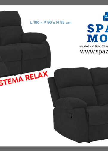 Divano 3 Posti Relax Tim
