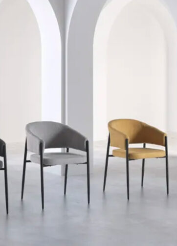 Sedia Maya Grigio