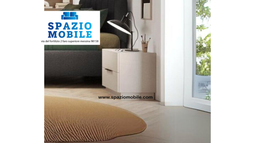 COPPIA COMODINI MUST 2 CASSETTI BIANCO LUCIDO