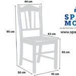 Sedia Silvana Massello Noce - immagine 5