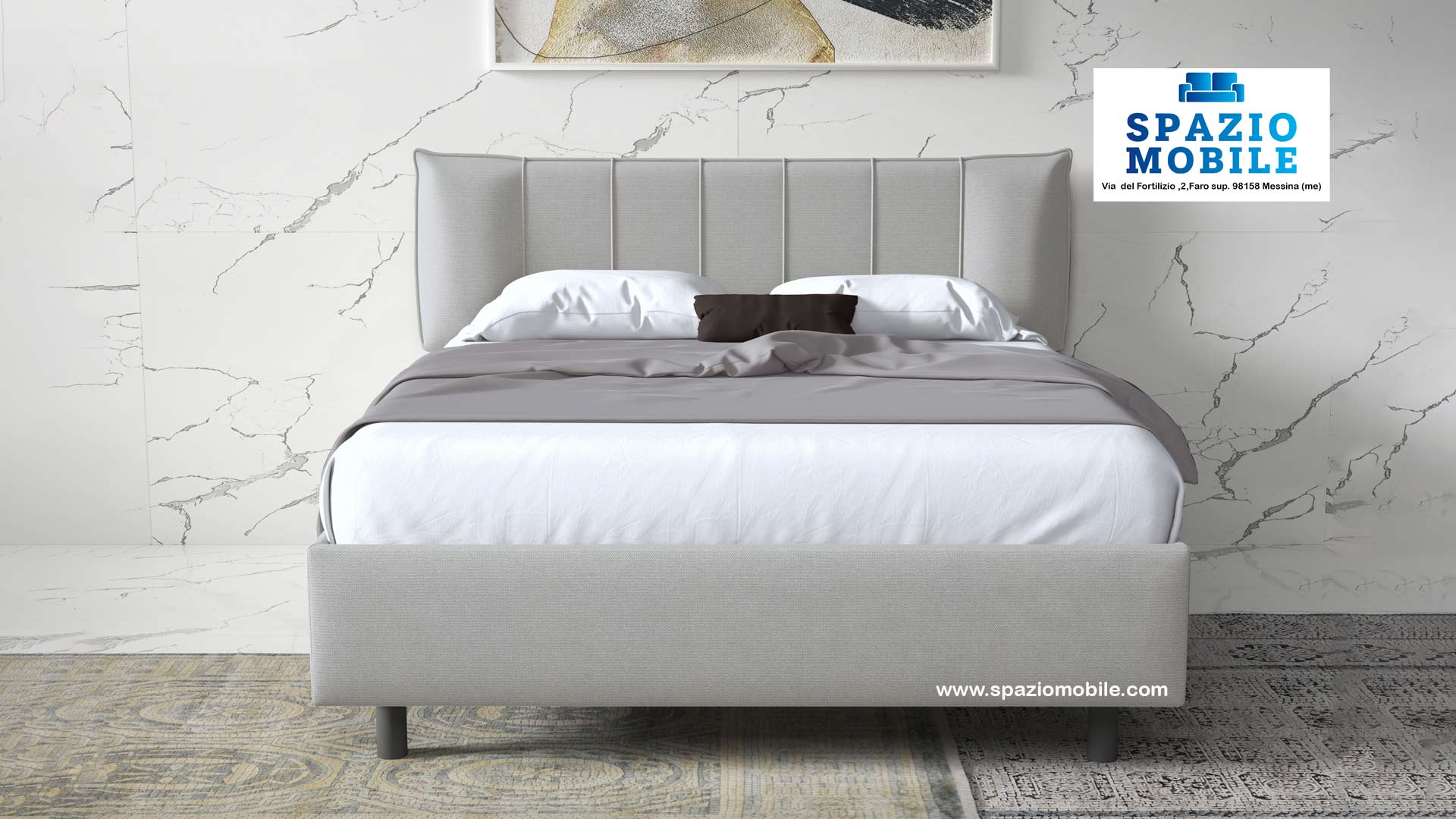 Letto Bergen Piazza e Mezza Tortora