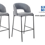 Set 2 Sgabelli Greta Grigio Chiaro