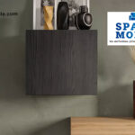 Pensile 55x50h cm Nero Frassinato - immagine 2