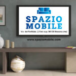 Mobile Porta Tv 184x44h Bronzo e Argilla Con 1 Anta