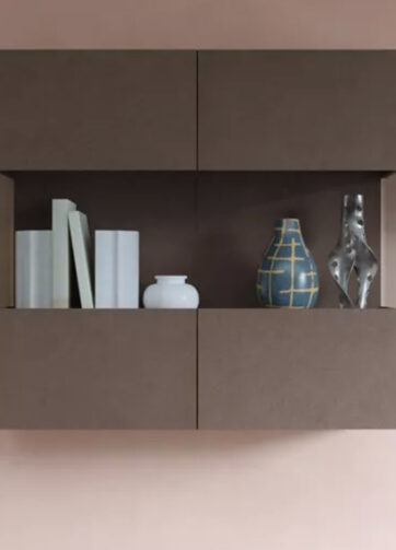 Vetrina Sospesa 95x88h Bronzo