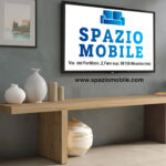 Mobile Porta Tv 184-230x44h Cadiz e Bronzo Con 1 Anta - immagine 2
