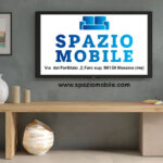 Mobile Porta Tv 184-230x44h Cadiz e Argilla Con 1 Anta