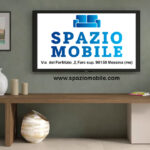 Mobile Porta Tv 184-230x44h Mercure e Cashmere Con 1 Anta