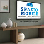 Mobile Porta Tv 184-230x44h Mercure e Bronzo Con 1 Anta - immagine 2