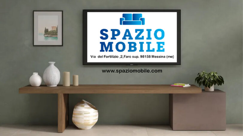 Mobile Porta Tv 184-230x44h Mercure e Bronzo Con 1 Anta