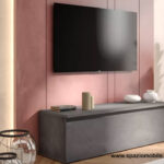 Porta tv 138x40h  Grigio Piombo - immagine 2