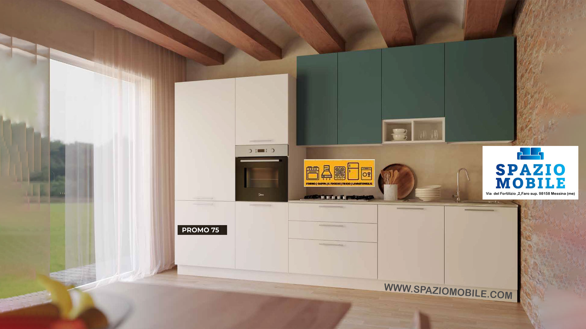 Cucina Kori Frigo 75